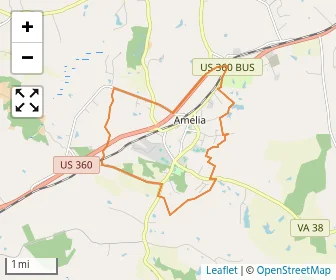 Area schools map